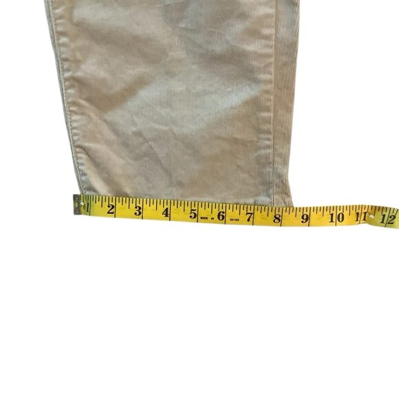 NWT Jones New York Ivory Corduroy Jeans Straight Leg High Waist Size 16 - Picture 6 of 10